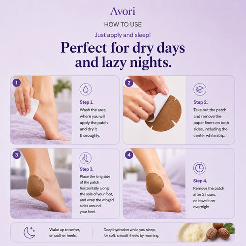 Avori Shea Butter Heel Patches